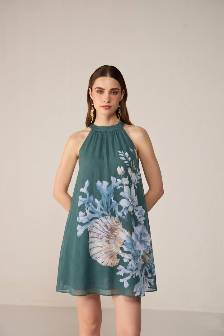 Belli Mini Dress Green