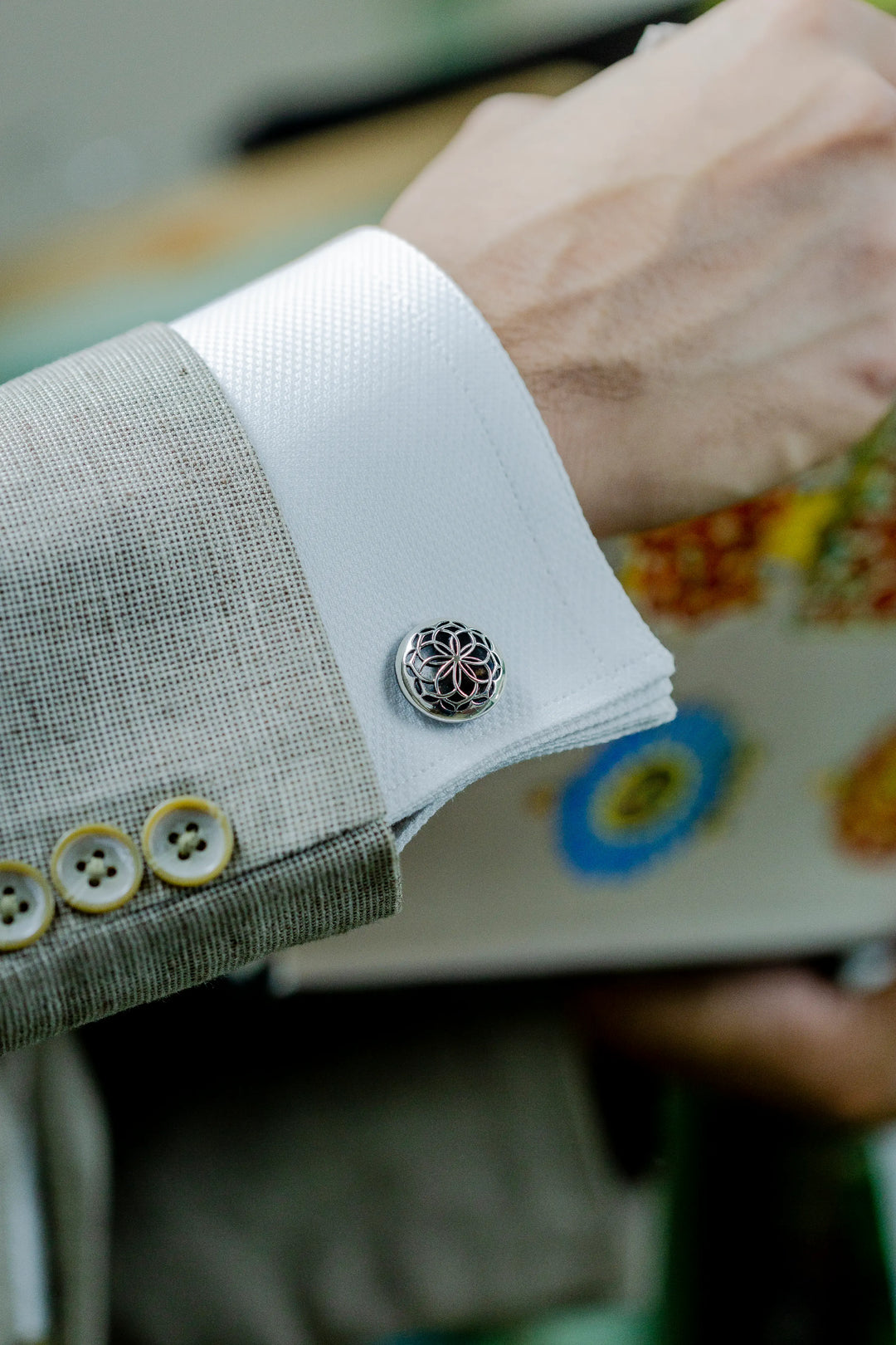 Black Glimpse Cufflinks