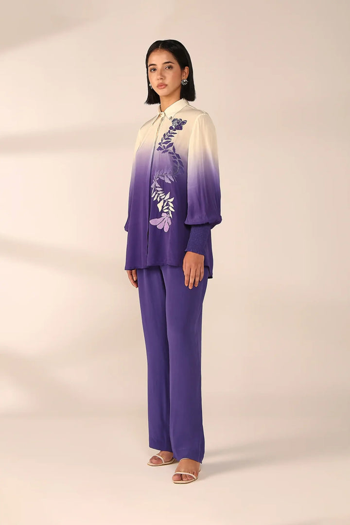 Vertical Embroidered Co-Ord Set