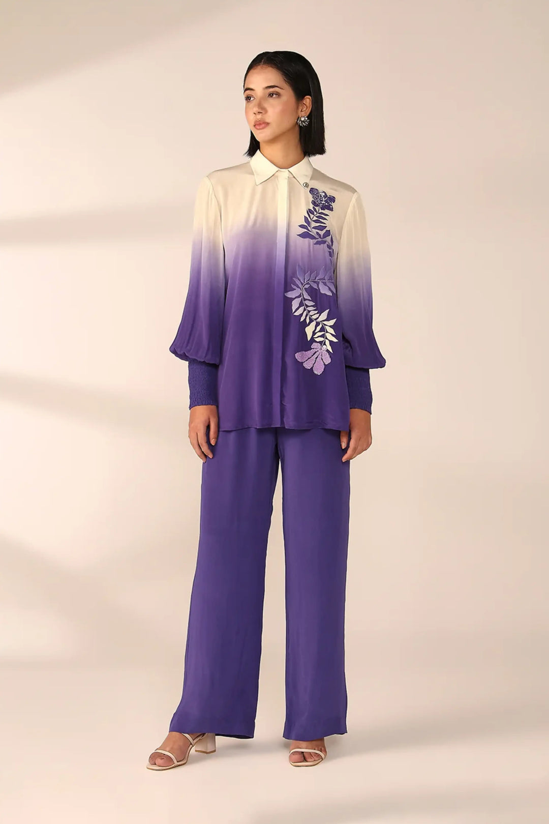 Vertical Embroidered Co-Ord Set