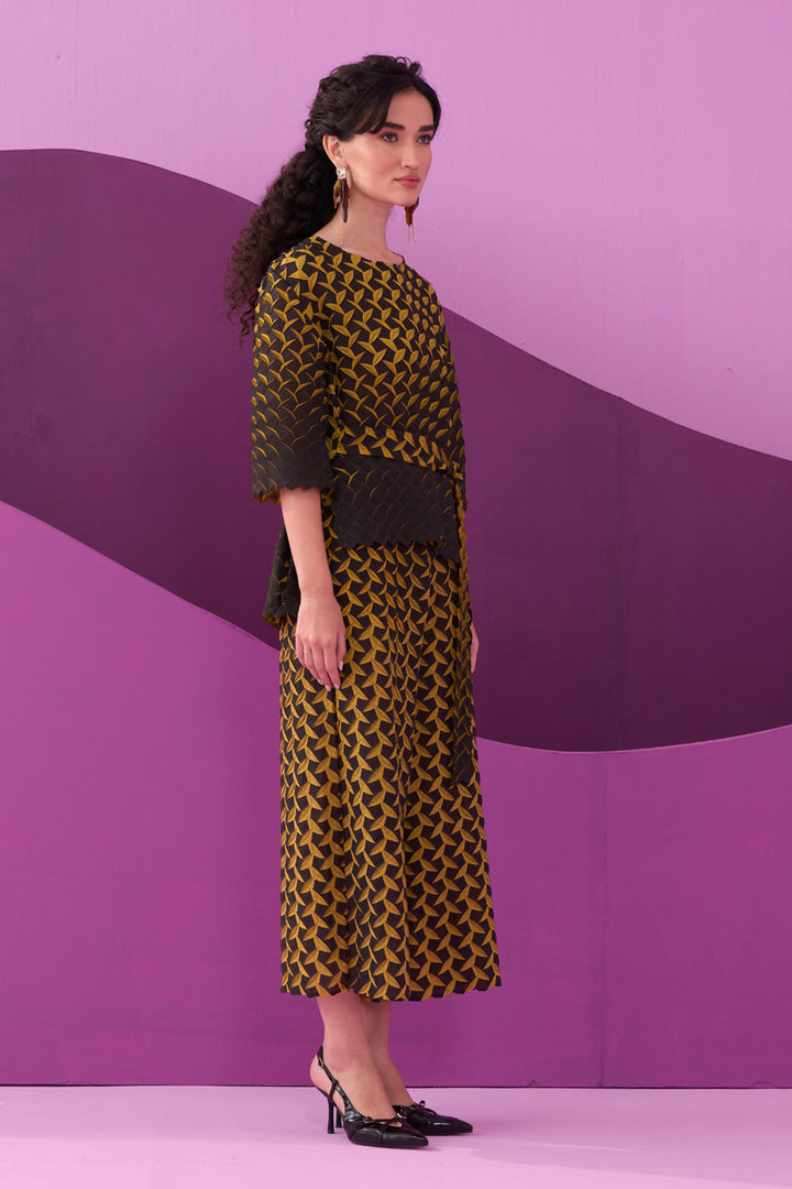 YELLOW EDITA COORD SET