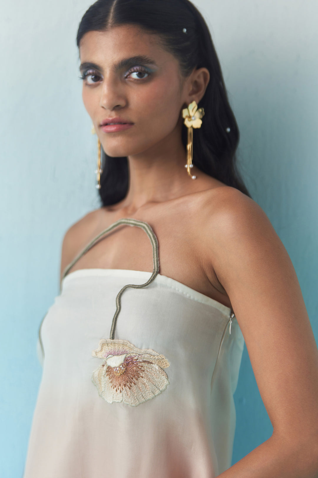 PEACH SORBET TUBE DRESS