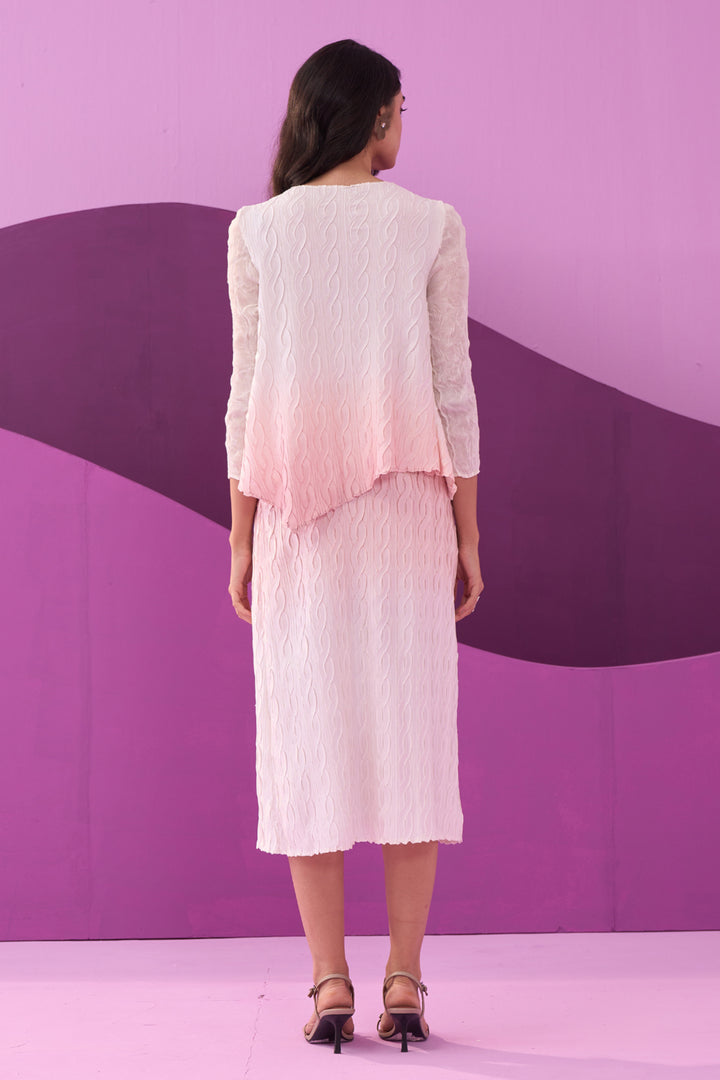 PINK CLAREY SKIRT SET