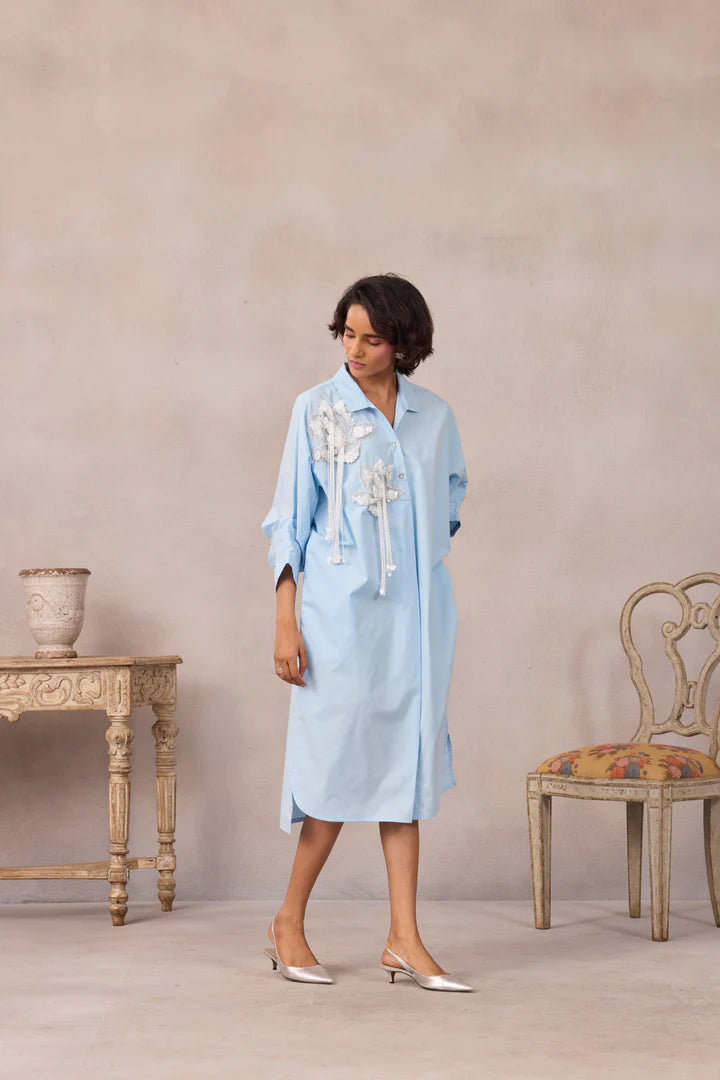 Solaris Applique Dress