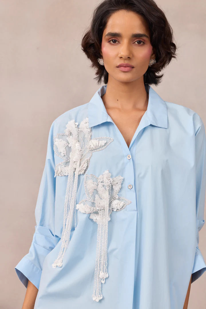 Solaris Applique Dress