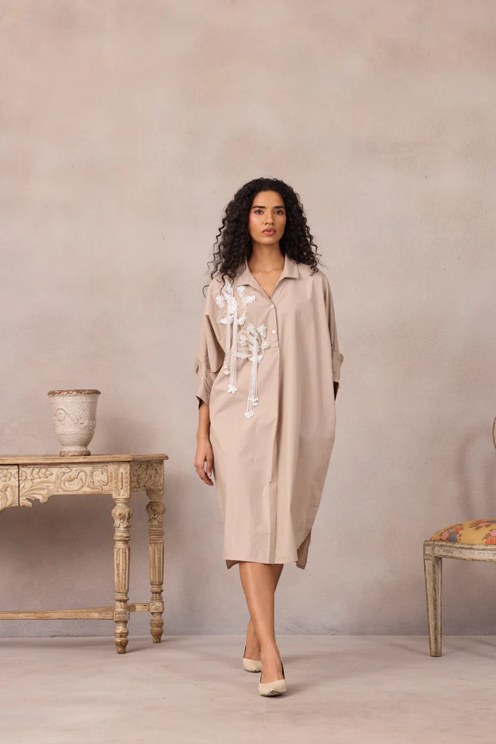 Solaris Applique Dress