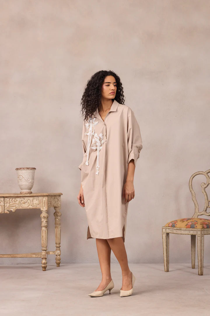 Solaris Applique Dress