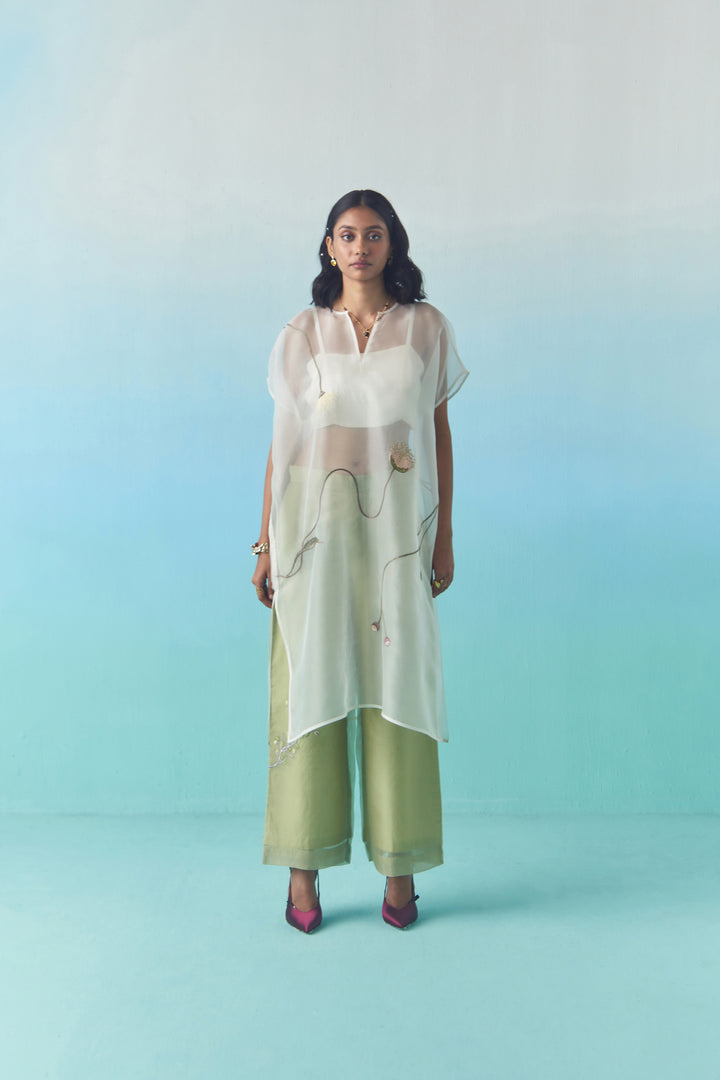 Cocoon Sheer Overlay- Off White