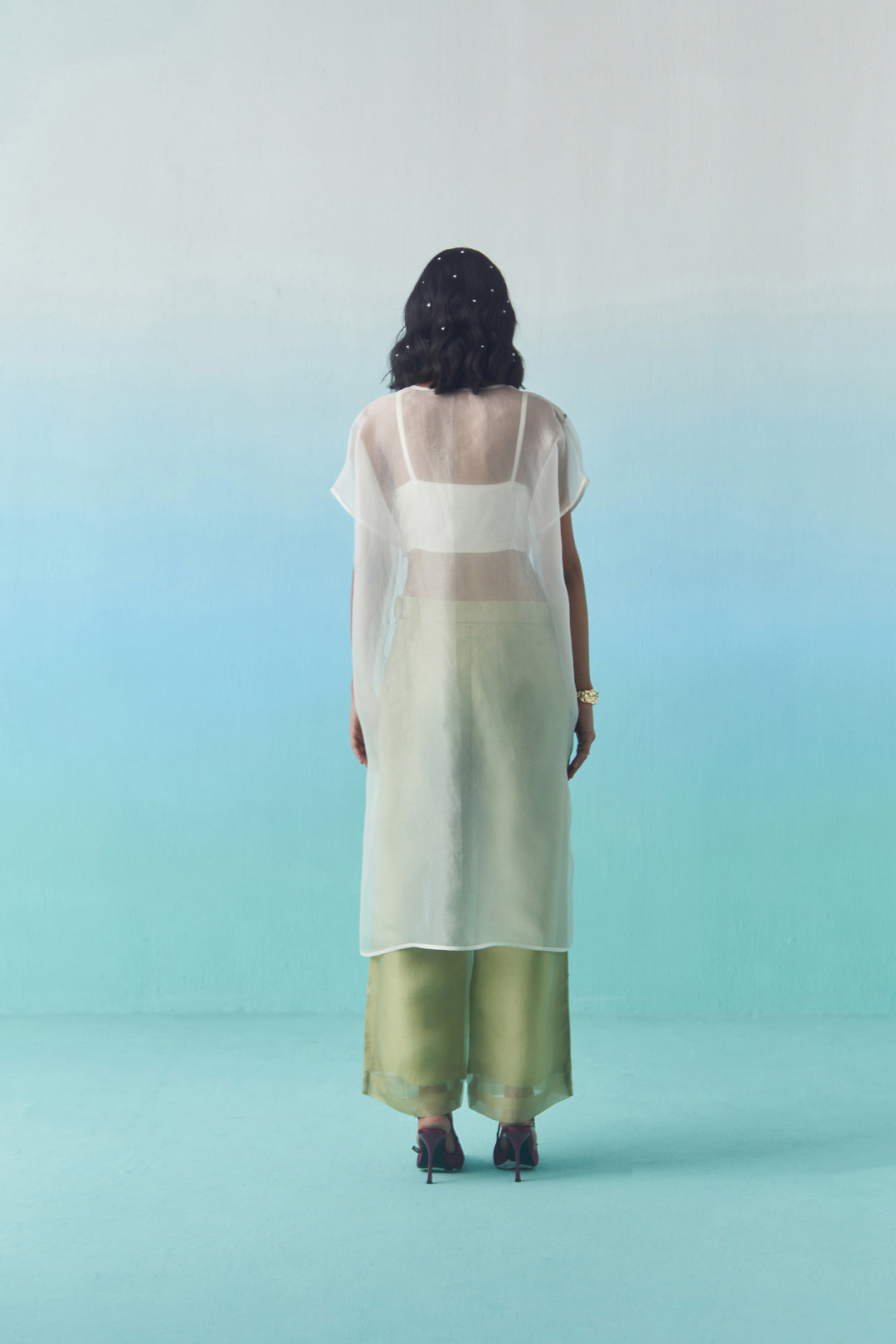 Cocoon Sheer Overlay- Off White