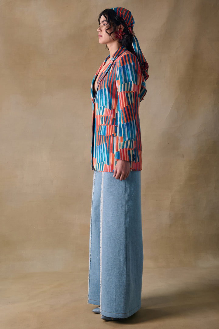 Asilah Stripe Blazer