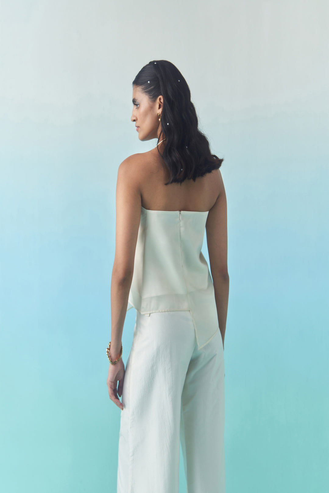 Bloom tube top and trousers set