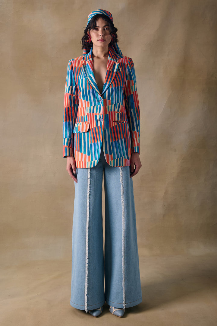 Asilah Stripe Blazer