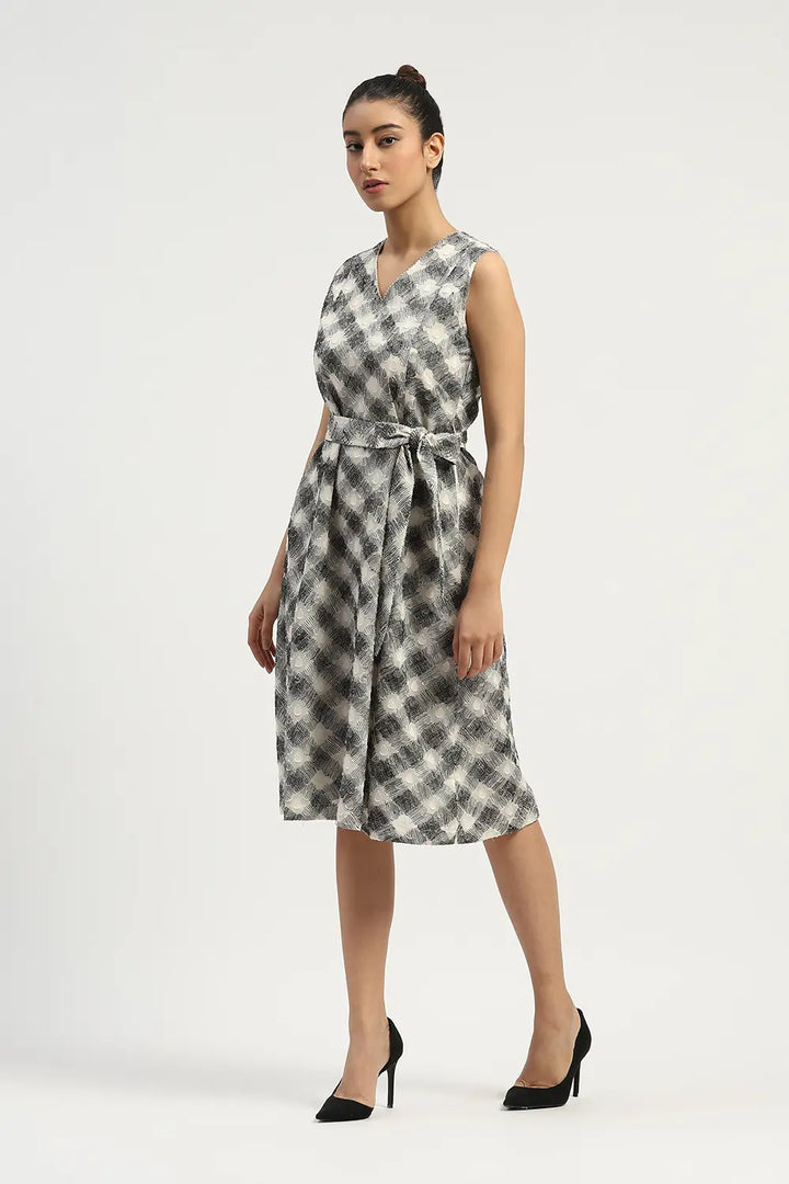 Lattice Cutwork Dress