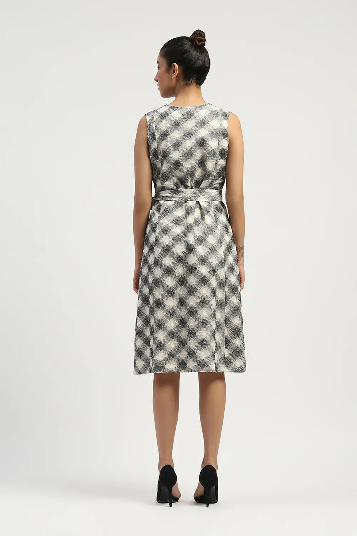 Lattice Cutwork Dress