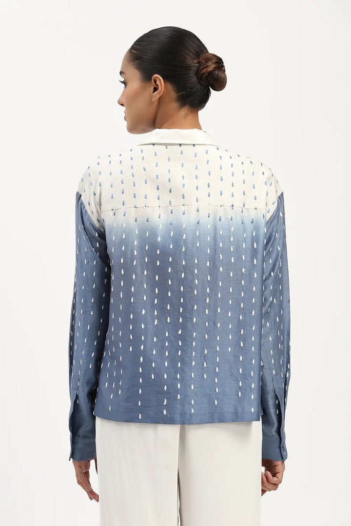Ombre Stab Stitch Shirt