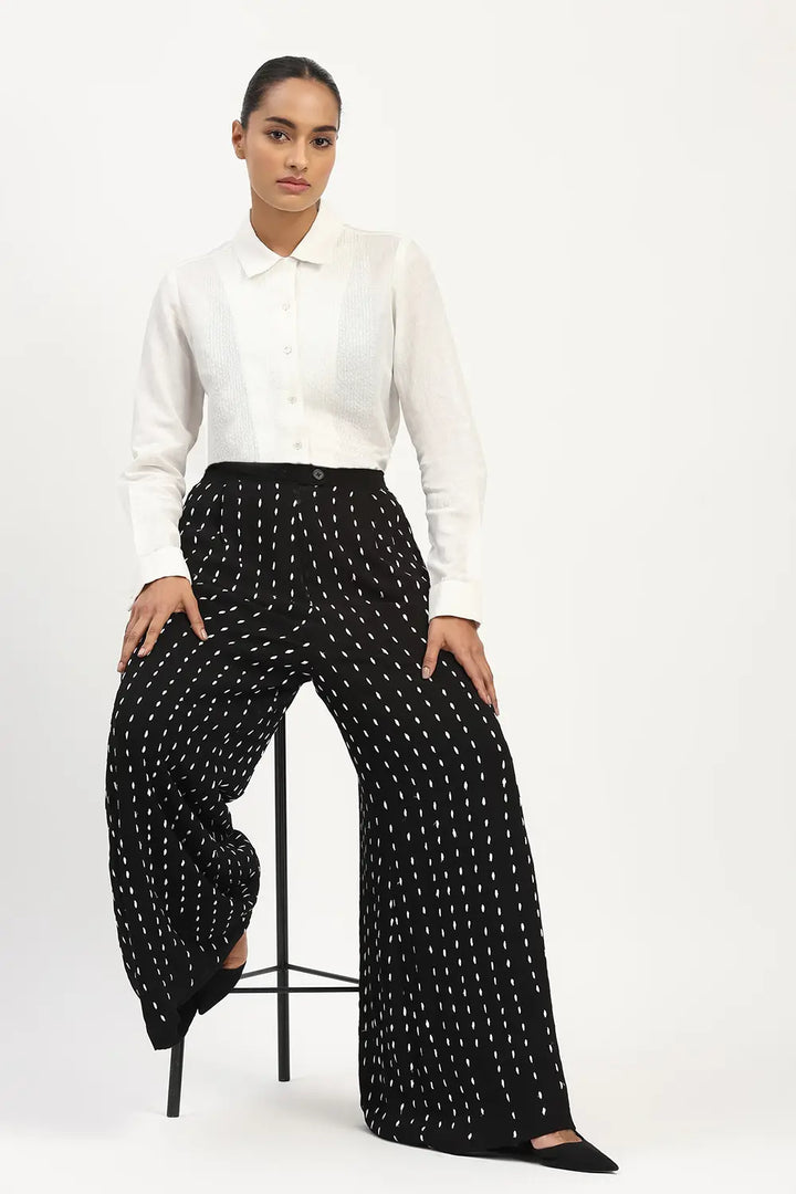 Ombre Stab Stitch Trouser