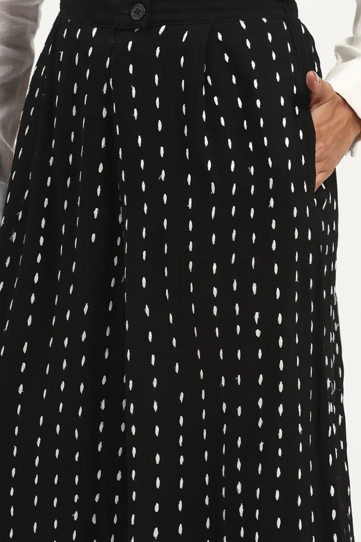 Ombre Stab Stitch Trouser