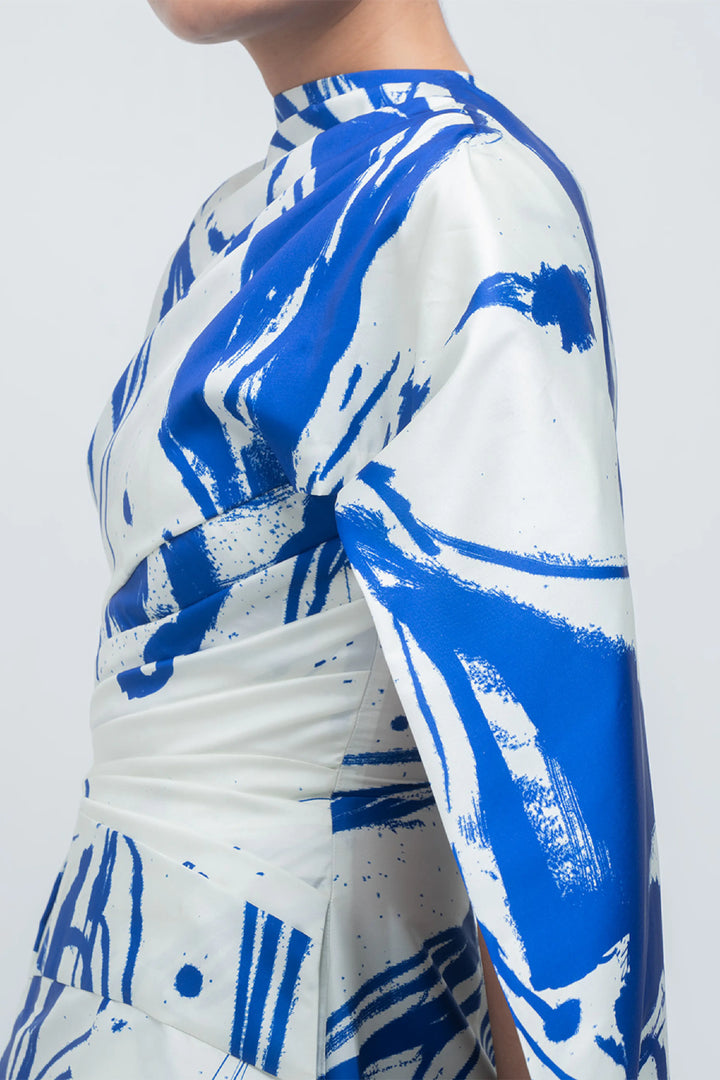 Shiori Draped Dress