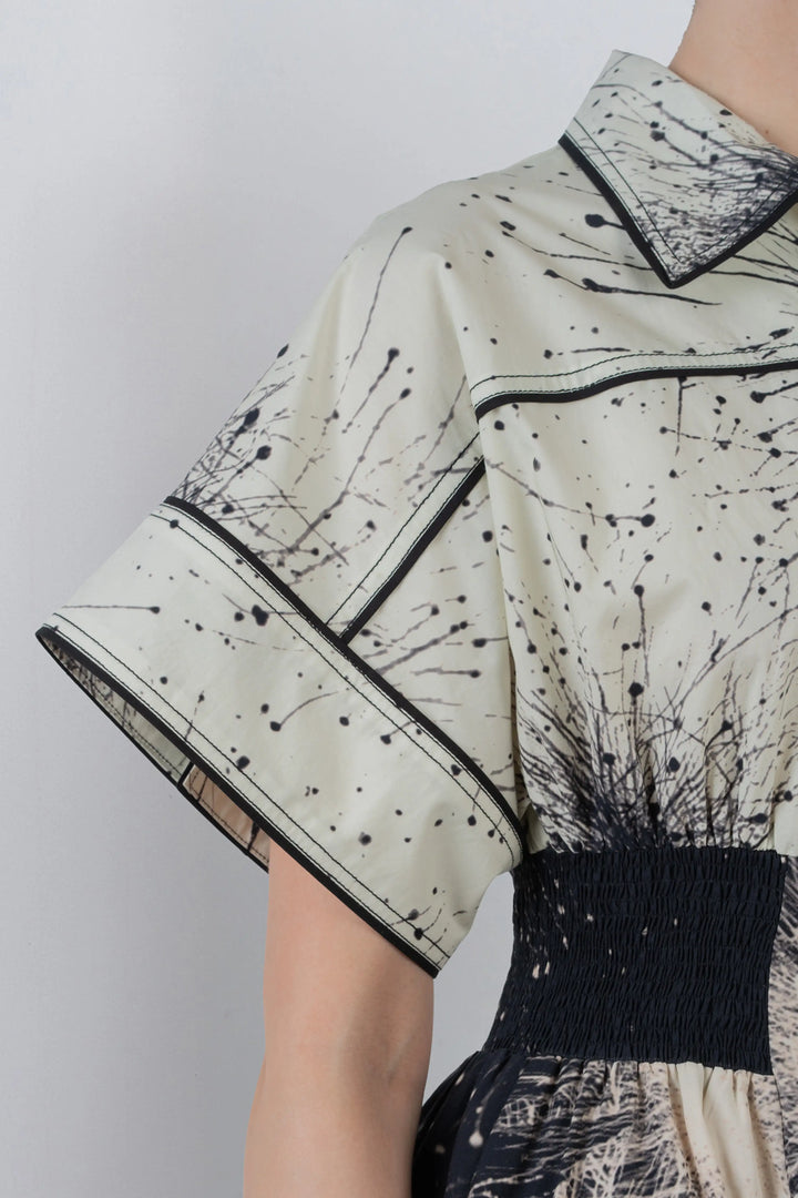 Esther Dress In Splatter Print