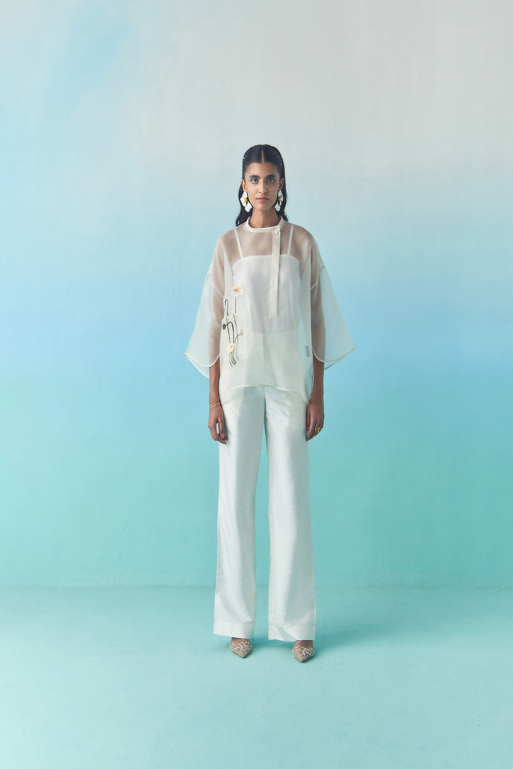 Sheer Summer Bloom Top