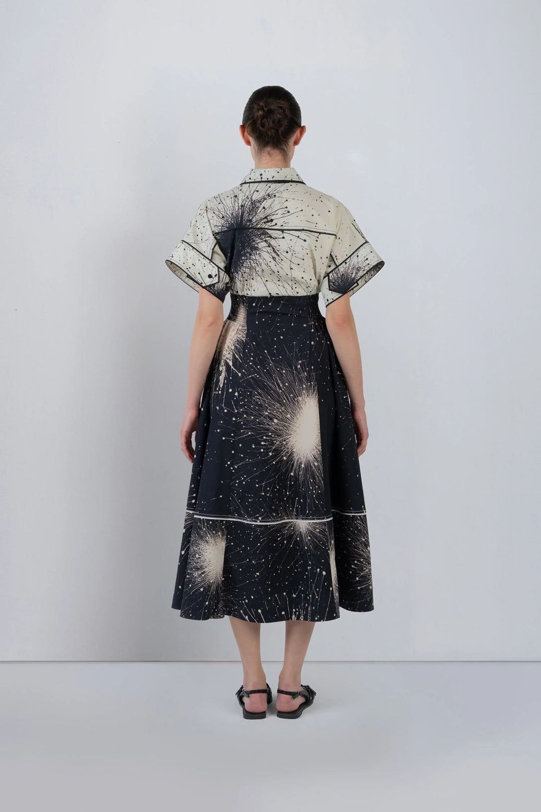 Esther Dress In Splatter Print