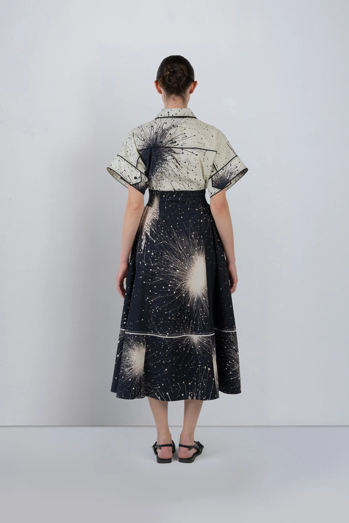Esther Dress In Splatter Print