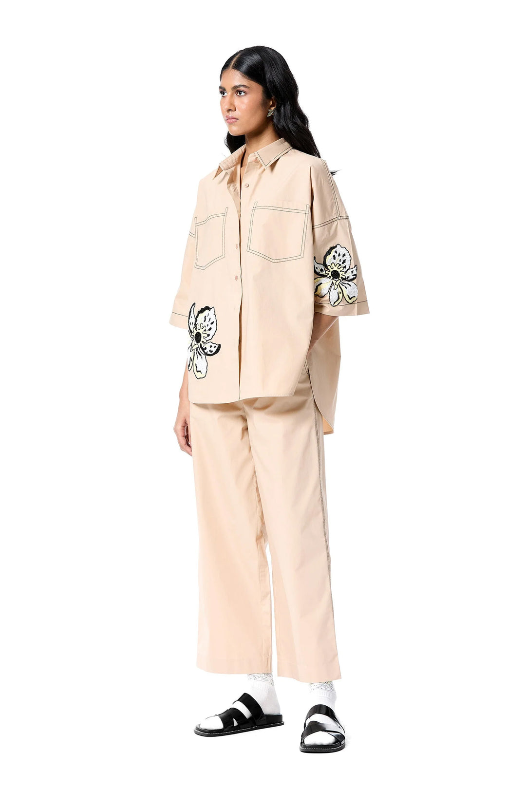 Iris Stem' Shirt - Beige