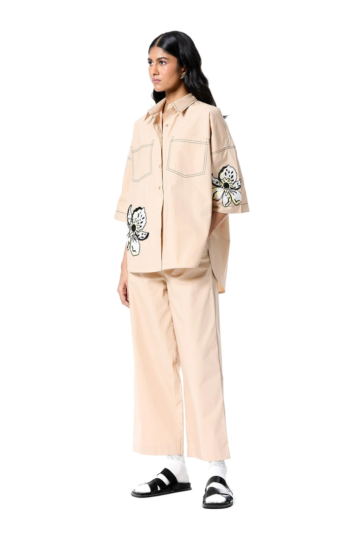Iris Stem' Shirt - Beige