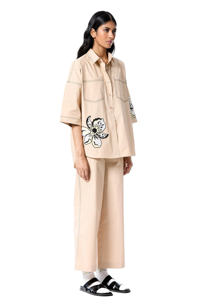 Iris Stem' Shirt - Beige