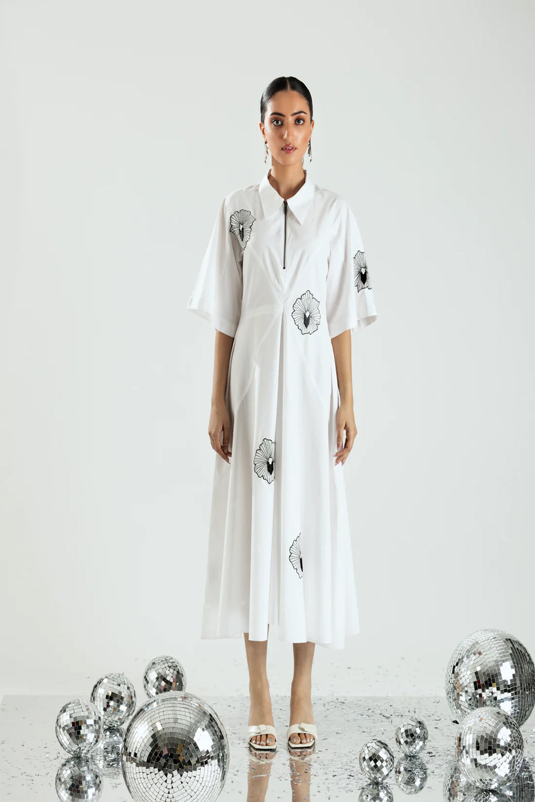 Diara  White Dress