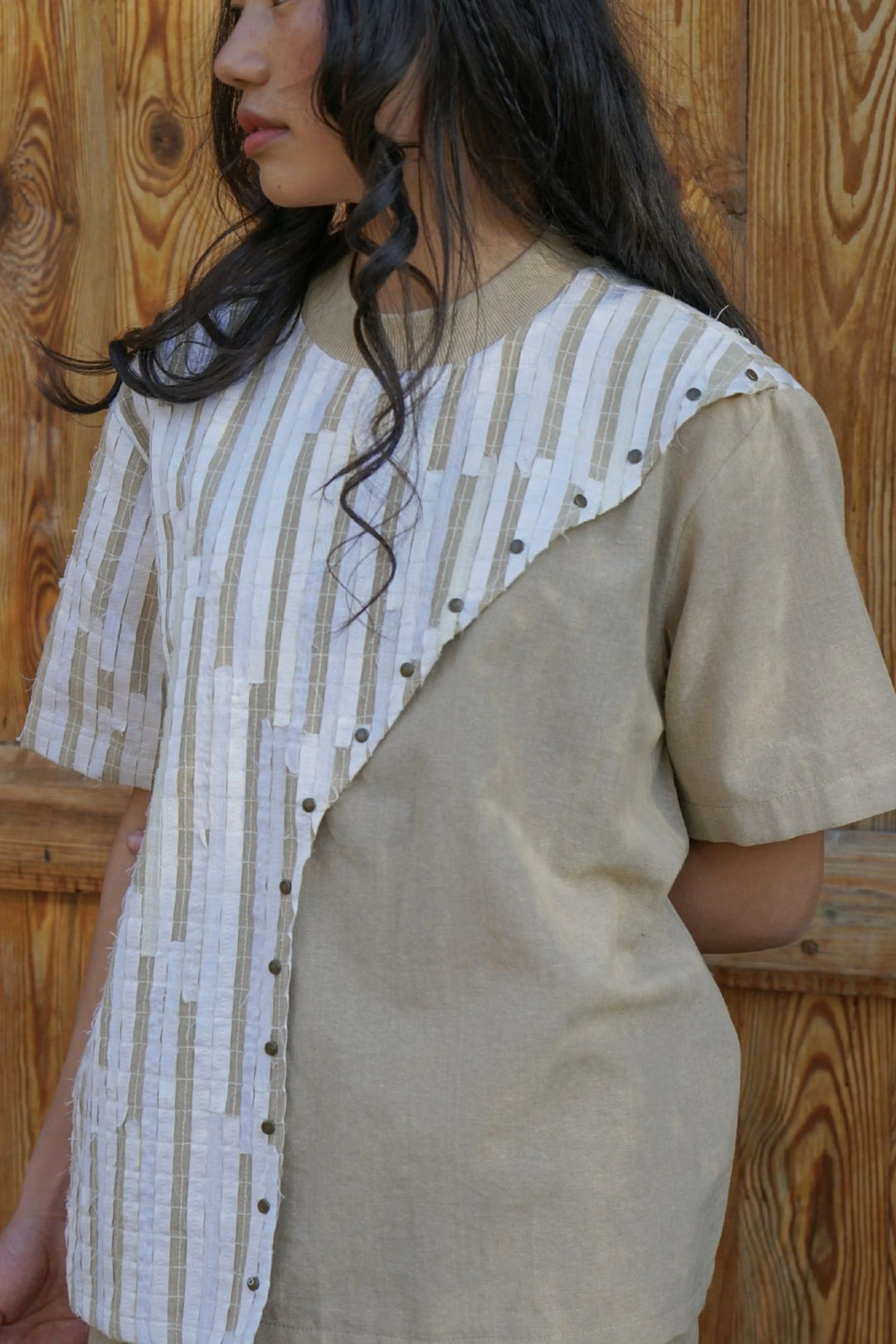 Tso Textured Top – Sand