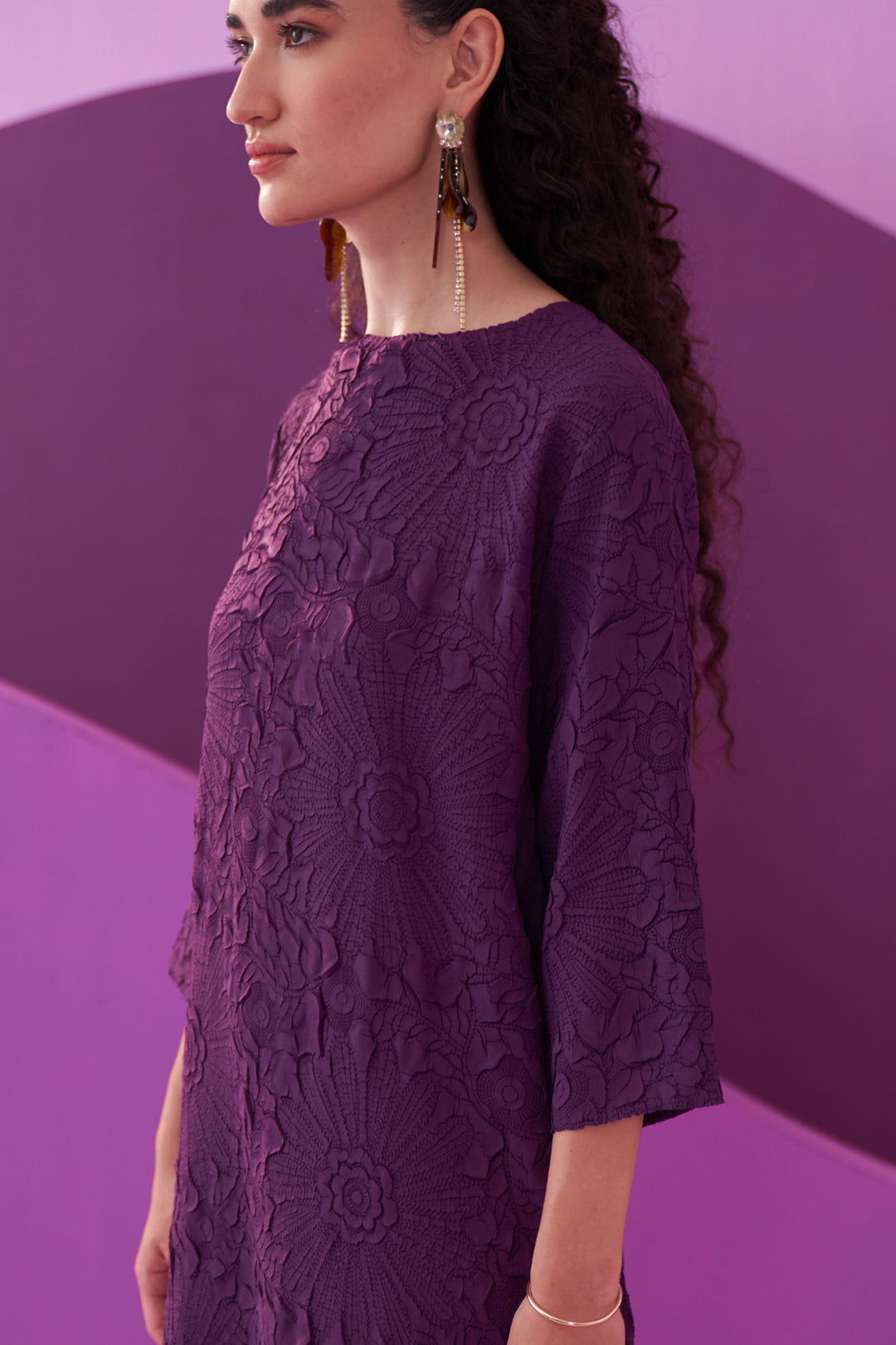 PURPLE CAMPANIA DRESS