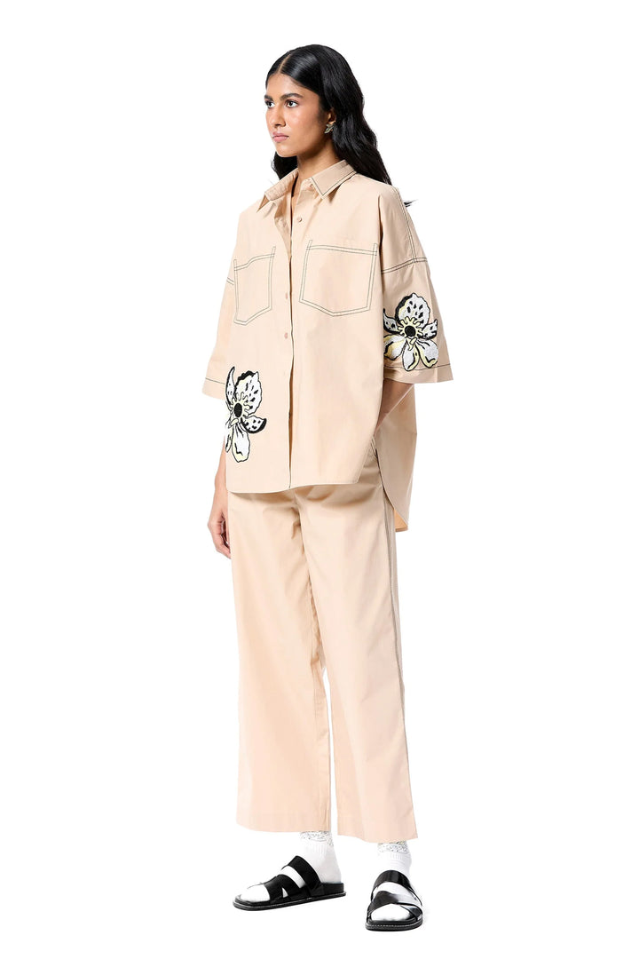 Iris Stem' Pants - Beige