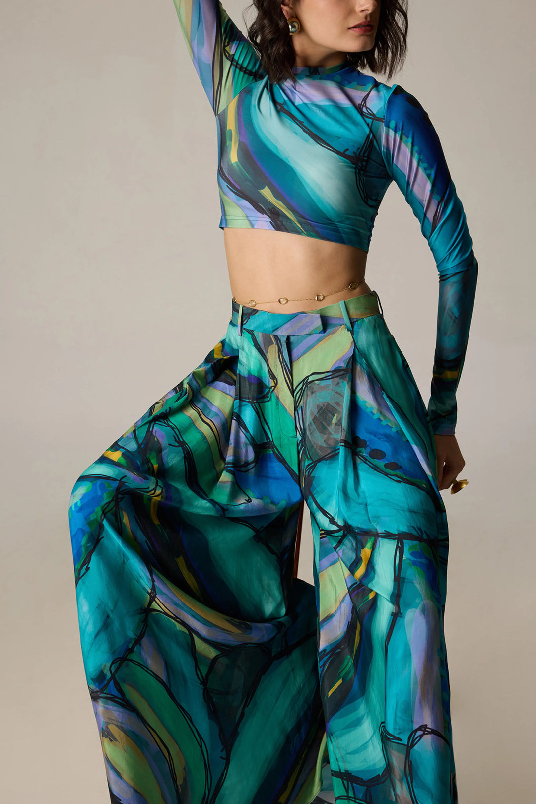 Gigi Blouse & Vellora Palazzo Co-ord Set