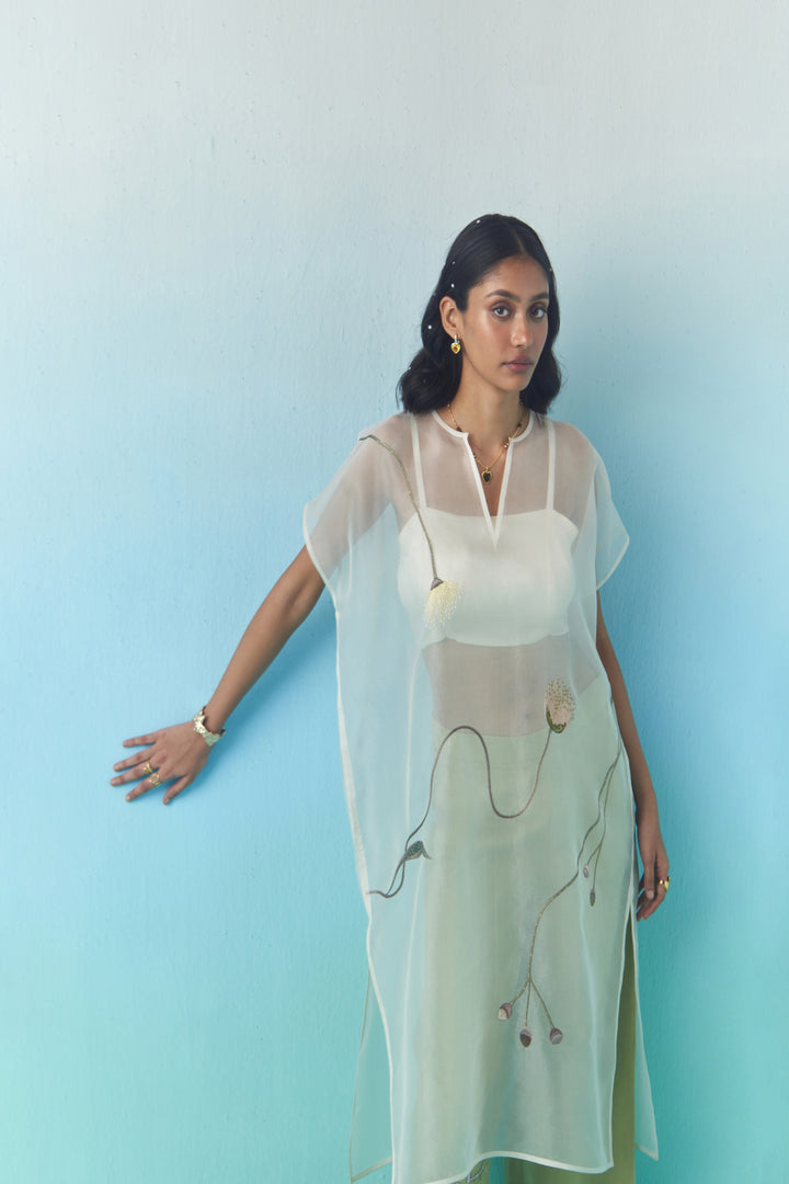 Cocoon Sheer Overlay- Off White