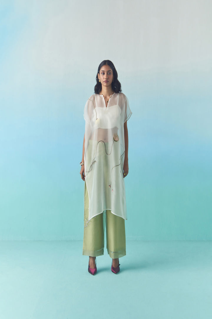 Cocoon Sheer Overlay- Off White