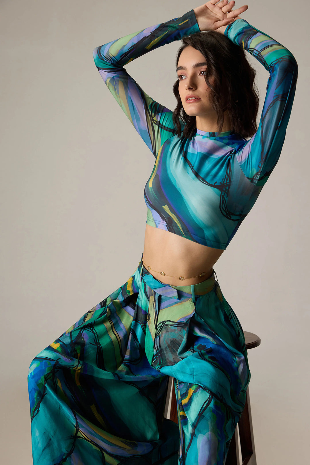 Gigi Blouse & Vellora Palazzo Co-ord Set