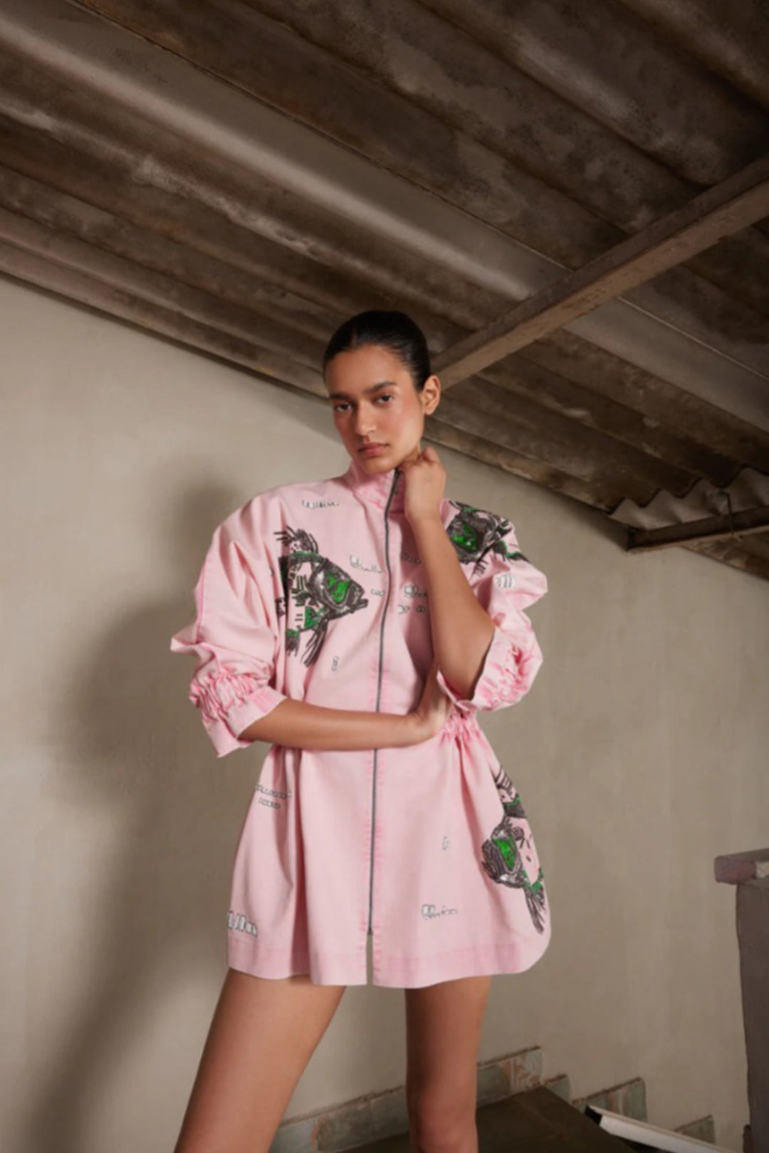 BIG FISH JACKET DRESS