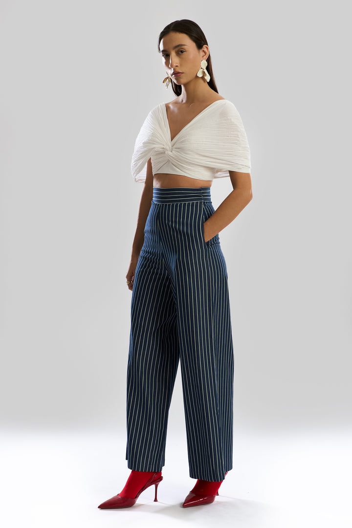 Stripe Denim Pants