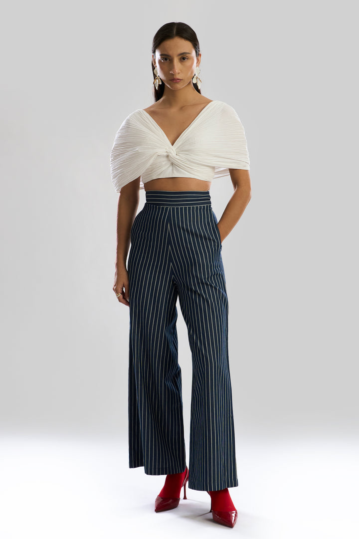 Stripe Denim Pants