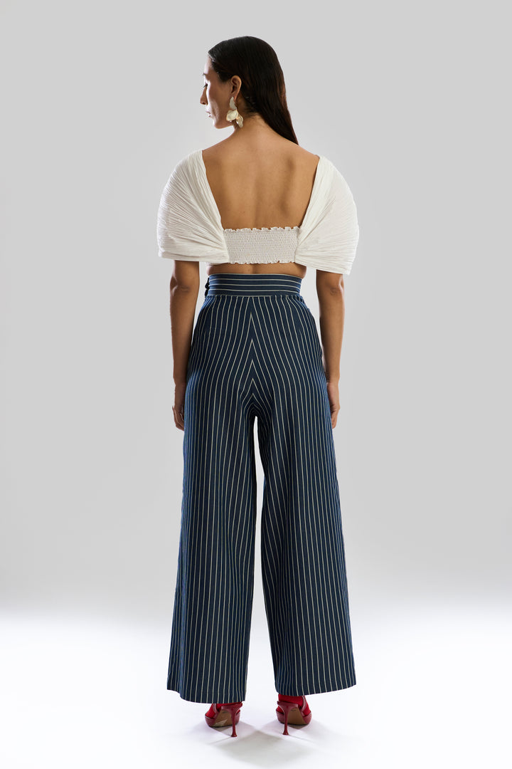 Stripe Denim Pants