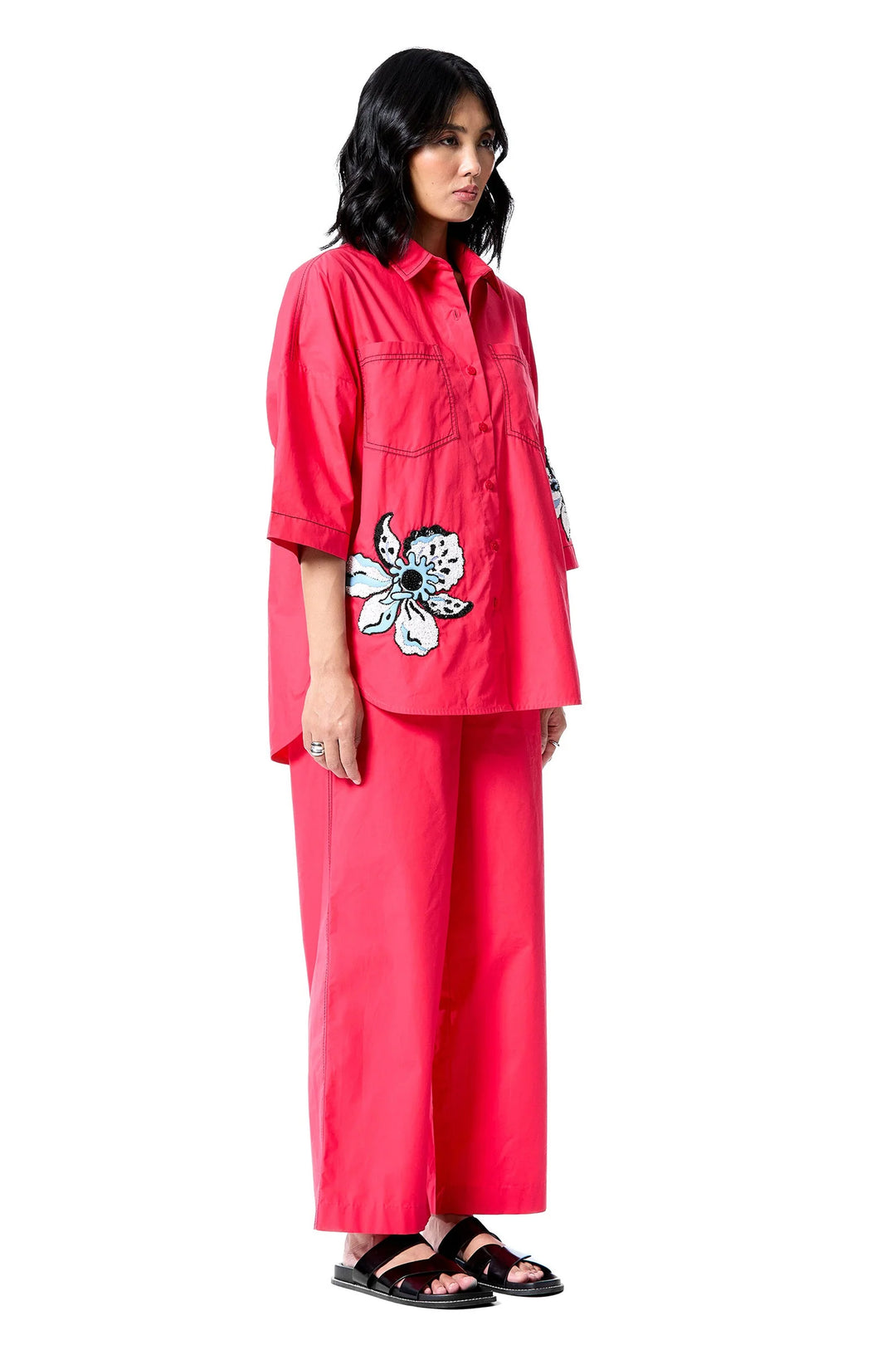 Iris Stem' Shirt - Red