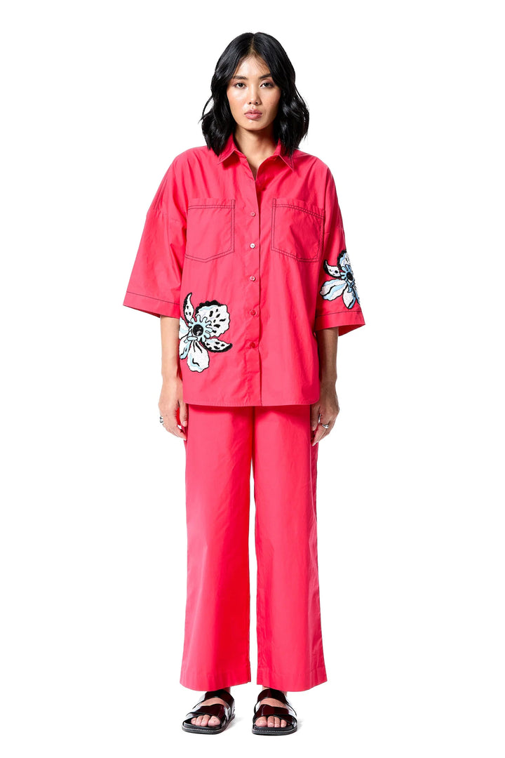 Iris Stem' Pants - Red