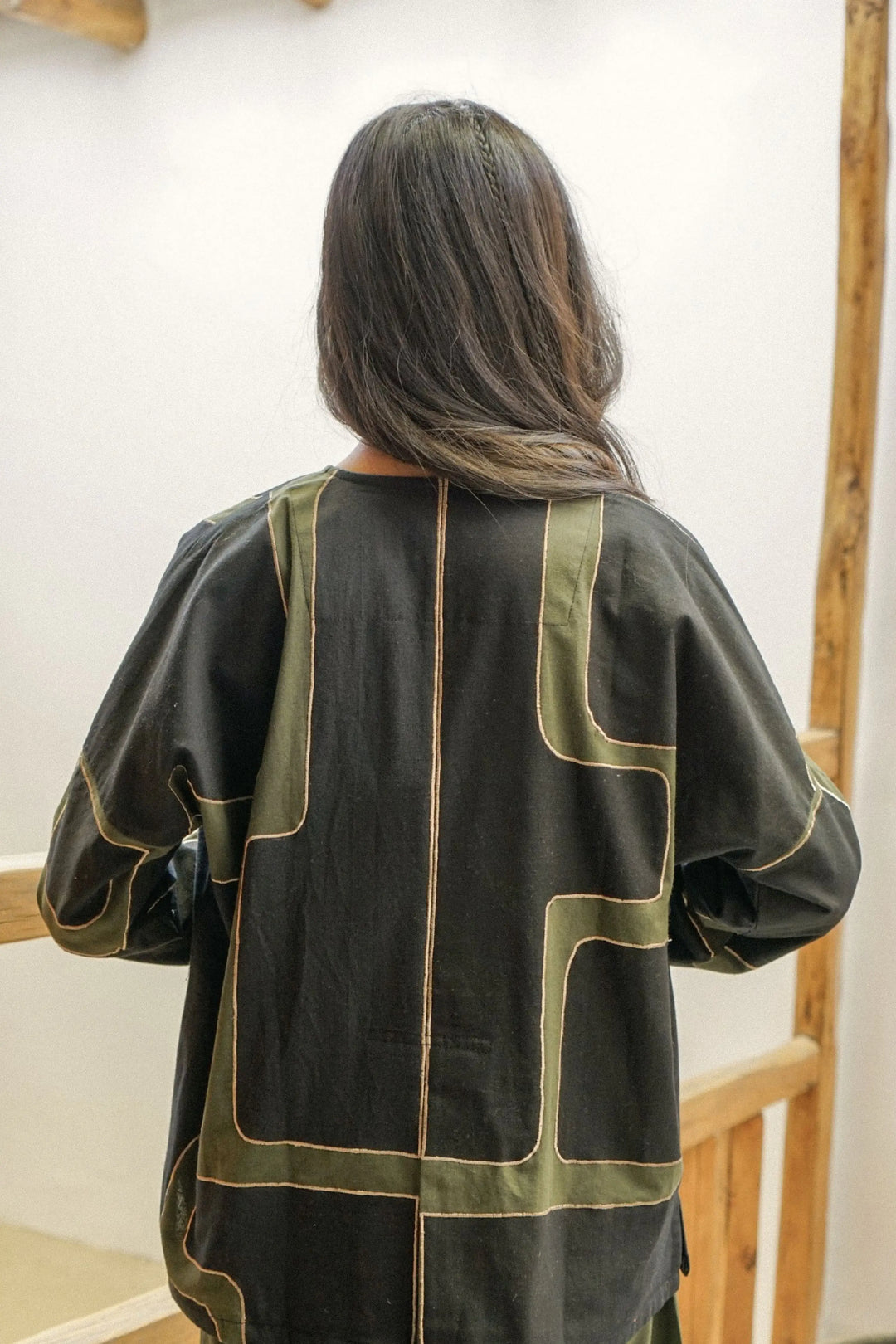 Indus Patchwork Jacket – Noir