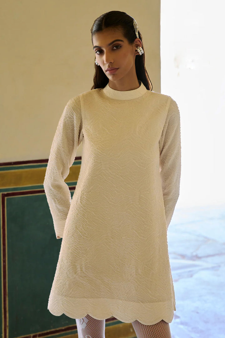 LOOMA SCALLOP DRESS