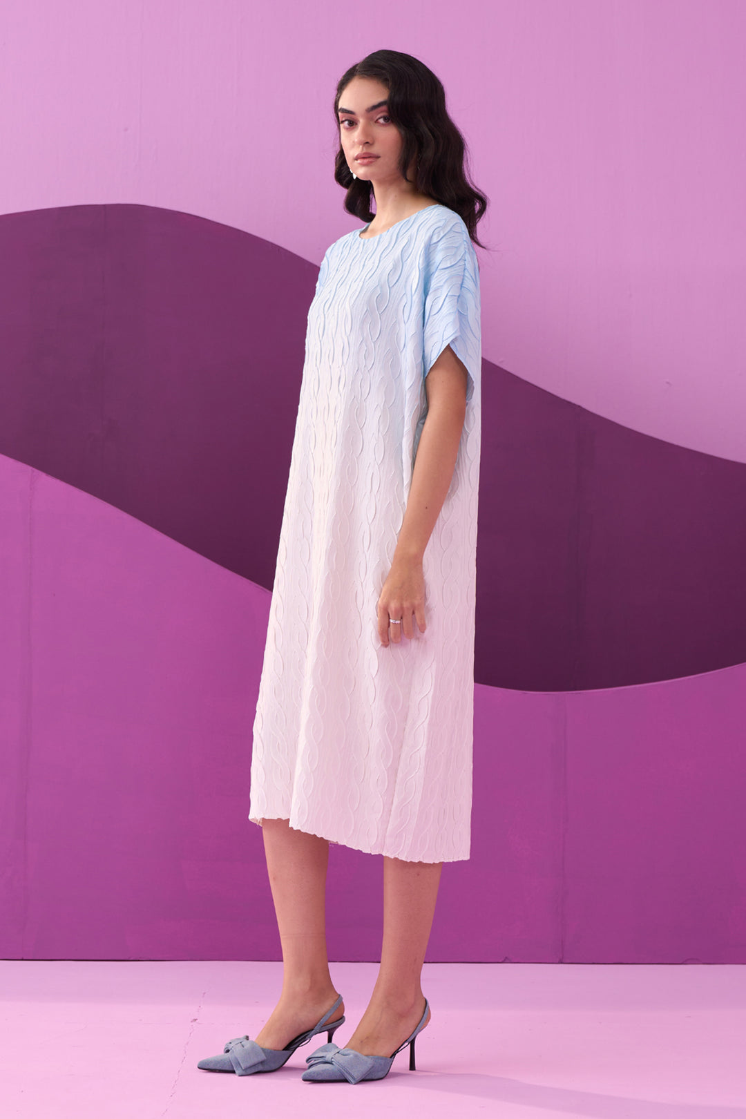 BLUE CARRINA DRESS