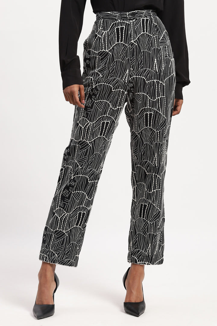 Tribal Embroidery Trouser