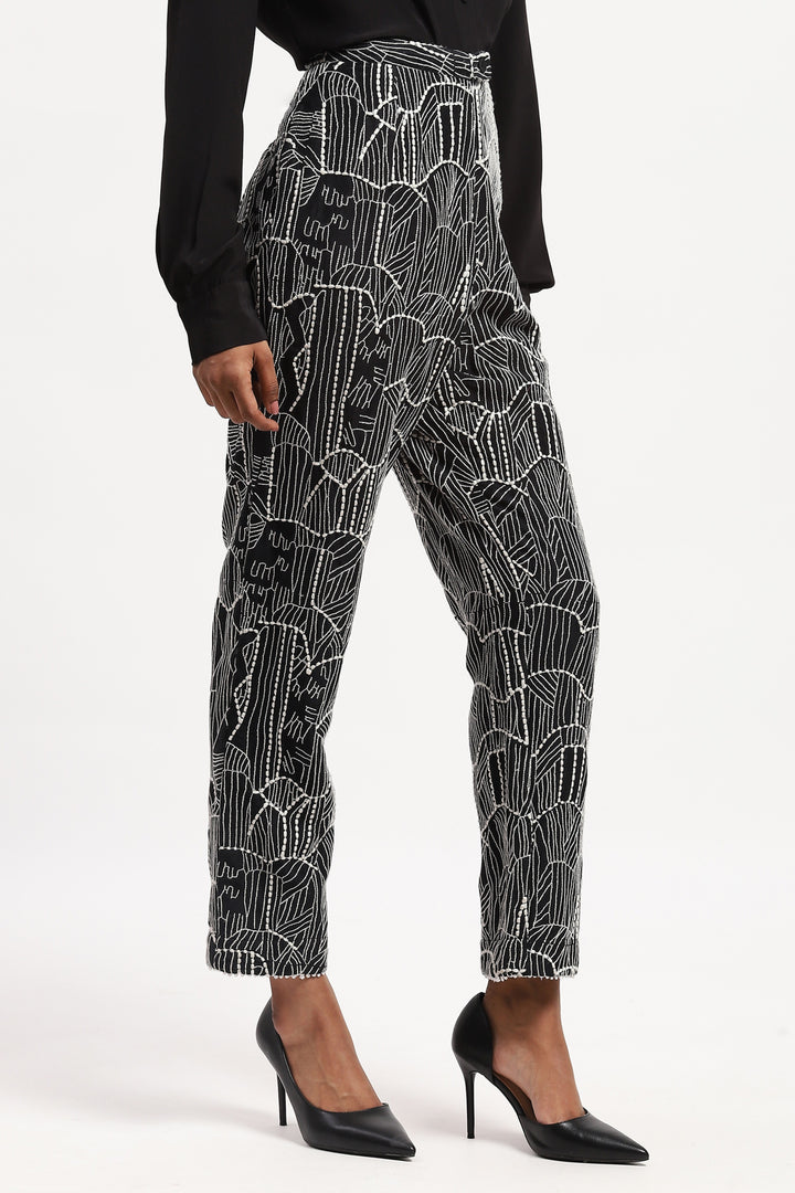 Tribal Embroidery Trouser
