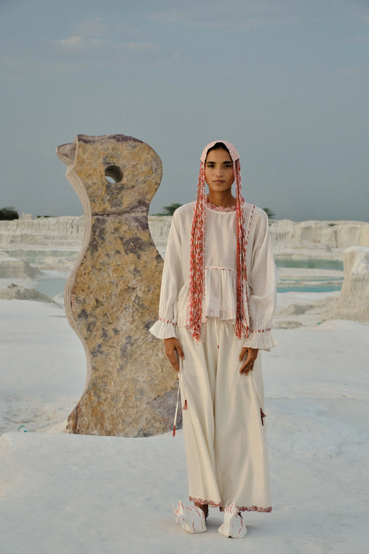Thiri Embroidered Pants