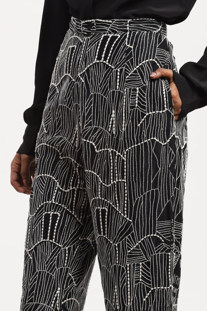 Tribal Embroidery Trouser